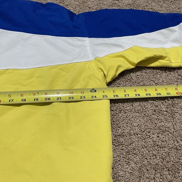 VTG K2 Jacket Mens Large Yellow Jetstream Series Colorblock Gorpcore Waterproof - Picture 12 of 12